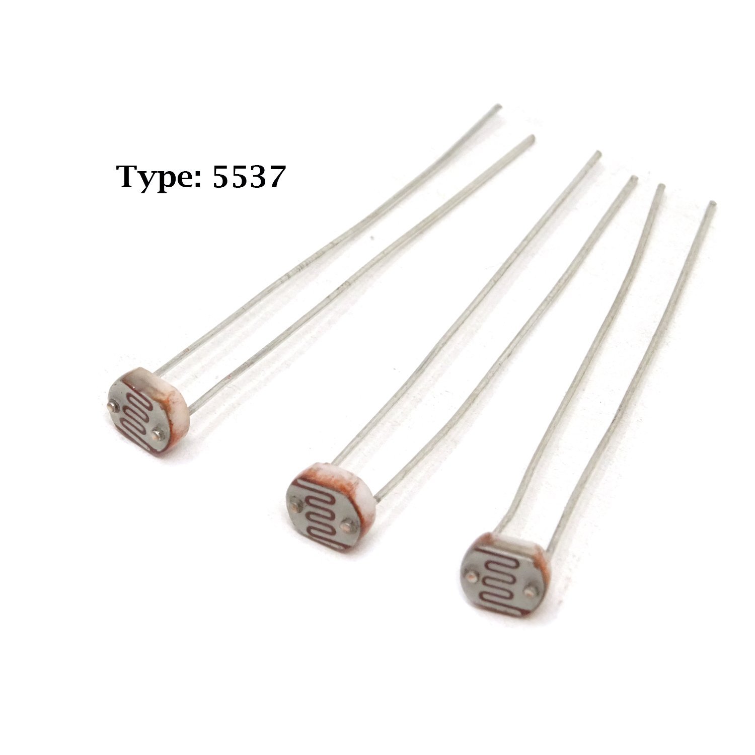 Honbay 30PCS 5mm GL5537 LDR Photoresistor Light Dependent Resistor Photo Resistor Light Sensitive Resistor
