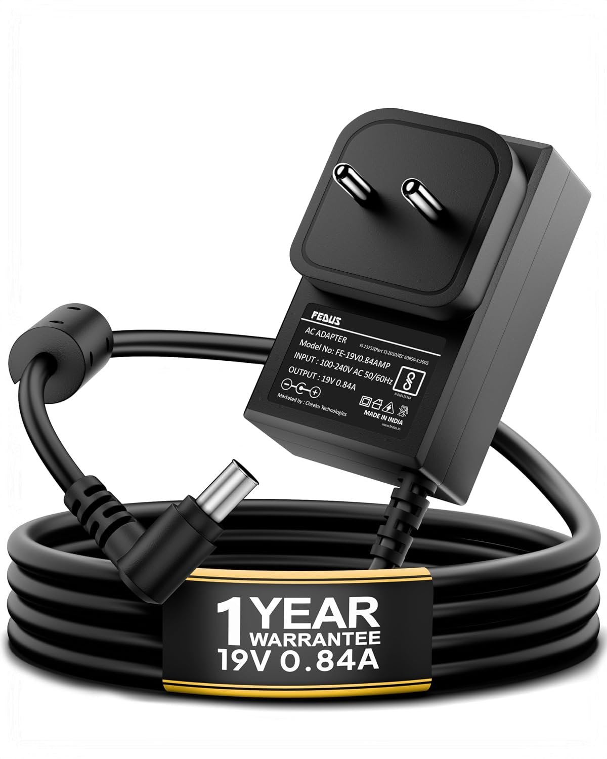19V 0.84 AMP DC ADAPTER